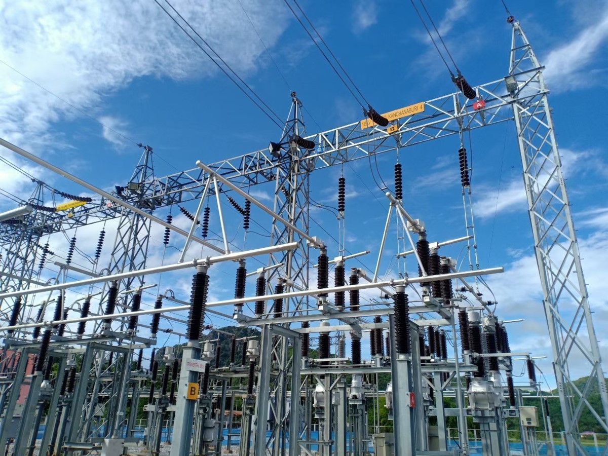 งานก่อสร้างสายส่งระบบ 115 kV ช่วงสถานีไฟฟ้าด่านมะขามเตี้ย 1 - สถานีไฟฟ้าด่านมะขามเตี้ย 2 (ชั่วคราว) จังหวัดกาญจนบุรี